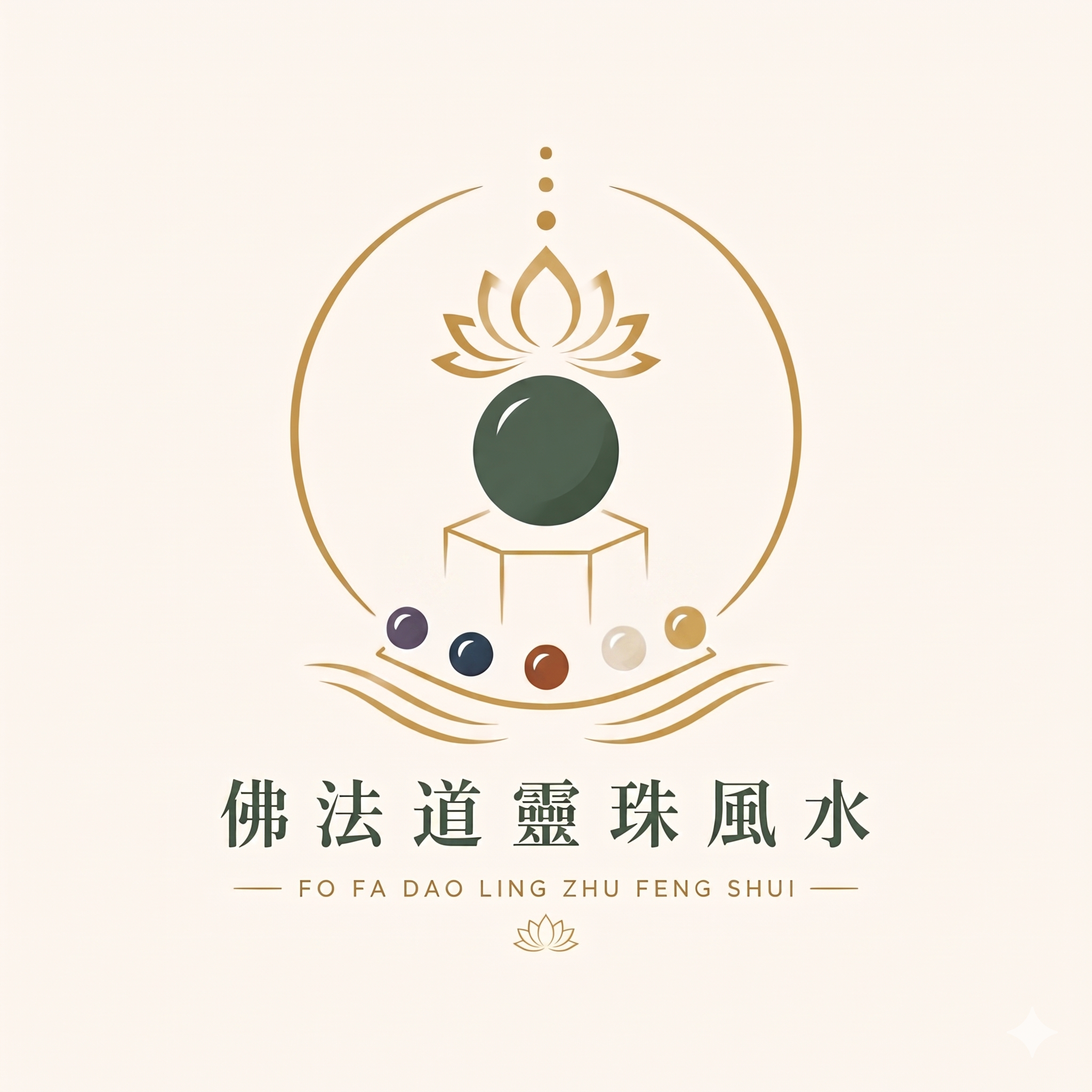 佛法道靈珠風水 Logo